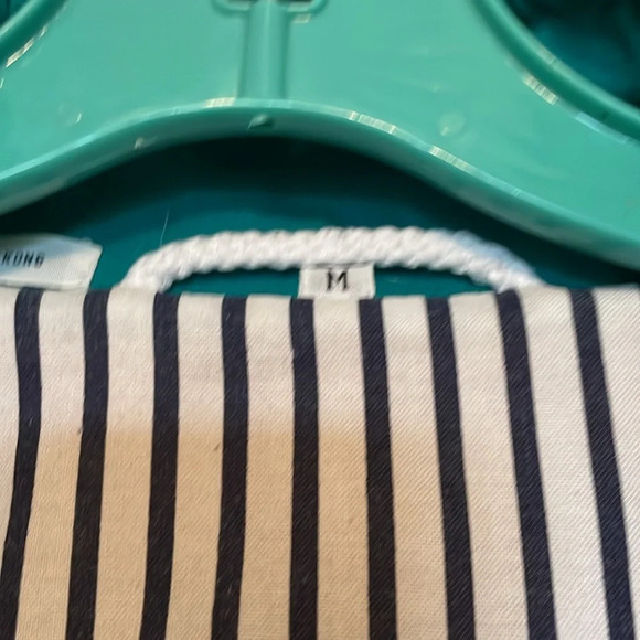 VTG 1990s Braefair Sport woman’s Sz M jacket w shoulder pads Yellow teal sailing - Picture 5 of 14